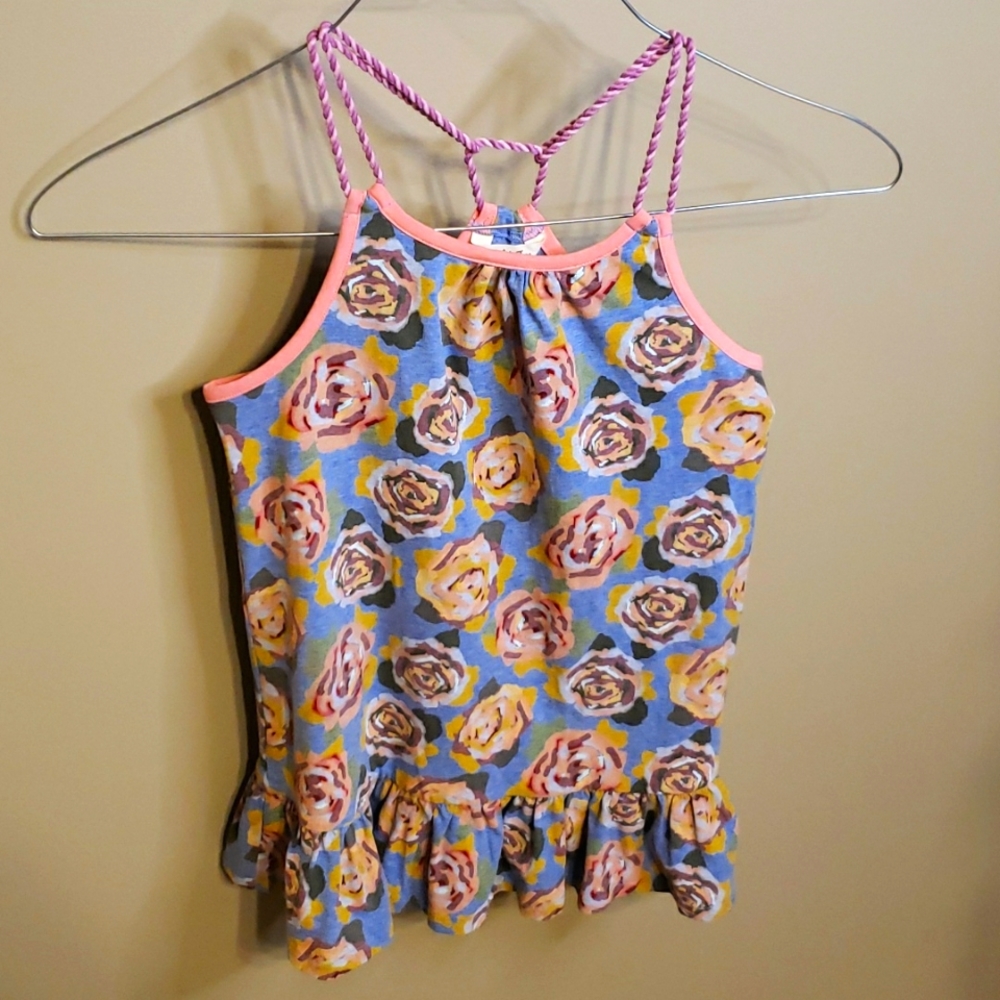 Matilda Jane Girls Floral Rope Strap Tank Top